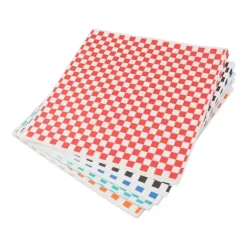 240 ark rutiga, torra, vaxade delikatesspapper, fettbeständiga matkorgsinlägg, delikatesspapper, vaxade pappersark för smörgåsar