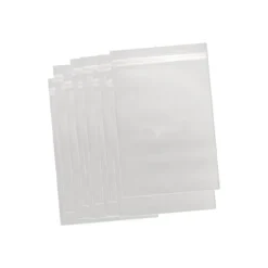 100 blixtlåspåsar 38x64mm utan skrivfält till mat, pärlor mm