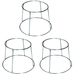 3 bordsstöd i rostfritt stål för skaldjursfat