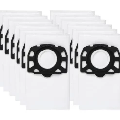 12 dammsugarpåsar KFI 357 för Kärcher KWD1, KWD2, KWD3,WD2 Plus, WD3,SE 4001, SE 4002 Dammsugare, 2.863-314.0