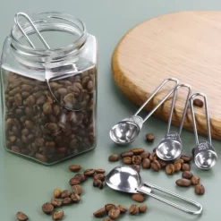 5 förpackningar Måttkopp sked set för bakning matlagning 15/5/2,5/1,25/0,75 ml