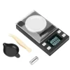 0,001 g hög precision bärbar mini LCD digital elektronisk våg för viktning av smycken, guldpiller 100 g/0,001 g