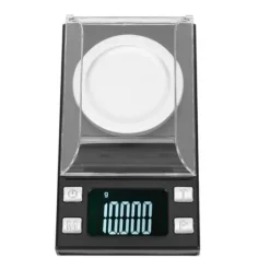 0,001 g hög precision bärbar mini LCD digital elektronisk våg för viktning av smycken, guldpiller 100 g/0,001 g