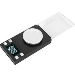 0,001 g hög precision bärbar mini LCD digital elektronisk våg för viktning av smycken, guldpiller 100 g/0,001 g