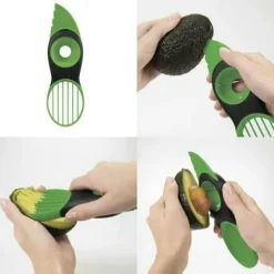 3 i 1 avokadokniv - skära - urkärna - urholka för hälsosam avokadosallad