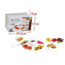 3 i 1 chokladfondue - DELTA - Variabel temperatur - Vit