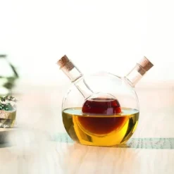 2 i 1 GLASFLASKA FÖR OLJA OCH ÄTTIKA 480 ml