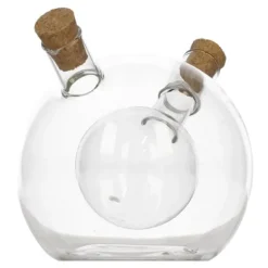 2 i 1 GLASFLASKA FÖR OLJA OCH ÄTTIKA 480 ml