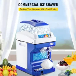 120 kg/h 250W kommersiell helautomatisk israkapparat med behållare, justerbar isfinhet, genomtänkta detaljer, lätt att använda