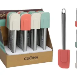 1 KÖKSSPATEL I SILIKON 24CM ASSORTERADE FÄRGER