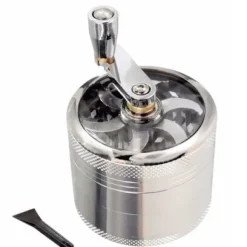 4 lagers Kvarn Tobak Örter Kryddor Kross Manuell Handvev 55 mm