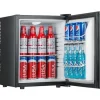 25 liters kylskåp Svart tyst termoelektronisk utan kompressor Frigobar Mini Kylskåp Frigo-Bar - 38x38,5x47 cm - Klass é