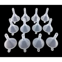 12 mini-plasttrattar för eterisk olja och sandmålning (snedgående öppning)