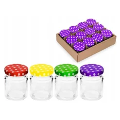 90 ml glasburk med lock, 12 st. | TR-056