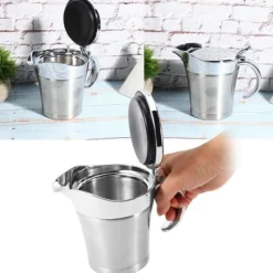 750 ml Gravy Boat 304 rostfri såskanna dubbelväggig biffsåsgryta med lock