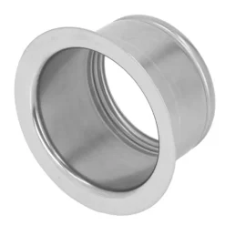 114 mm förlängd diskbänksfläns i rostfritt stål, djup avfallskvarnsfläns, reservdelar till köksdiskbänksfläns