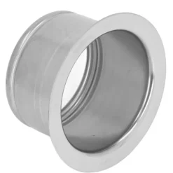 114 mm förlängd diskbänksfläns i rostfritt stål, djup avfallskvarnsfläns, reservdelar till köksdiskbänksfläns