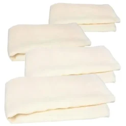 4 muslindukar för att rinna av osten