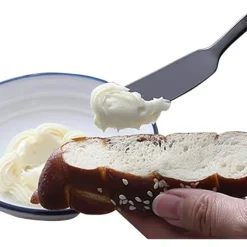 4 Pack Smörknivar i Rostfritt Silverglas . Smörkniv