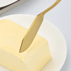 4 Pack Smörknivar i Rostfritt Silverglas . Smörkniv