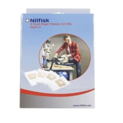 4 påsar för Multi II 22/ Multi II 30 - Dammsugare - NILFISK (60299)