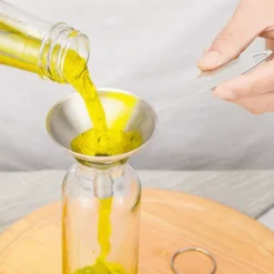 304 Rostfria trattar för att fylla flaskor 3-storlek 3-delad