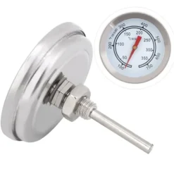 100~700℉ Rostfritt stål BBQ-termometer Temperaturmätare Analog urtavla Dubbel skala