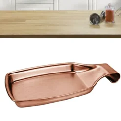 304 rostfritt stål sked vila förvaring Quadrate Fashionabla redskap skedhållare för kök Rose Gold