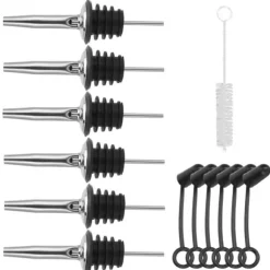 304 Rostfritt Stål Vinflaska Pippropp Spritdispenser Hällkapsyl Kökstillbehör