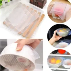 1 st 25 cm x 25 cm matpapper med genomskinligt förslutbart lock Köksverktyg