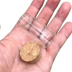 20 st 15 ml liten 30 * 40 mm transparent glasflaska kork tom hantverk dekorativ flaska mat saffransburk liten flaskburk
