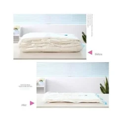 10 st 60 x 80 cm vakuumpåse, återanvändbar vakuumpåse för kläder, sängkläder, handduksförvaring