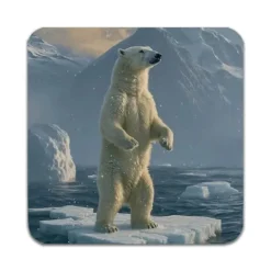 4 ST Djur Isbjörn Underlägg