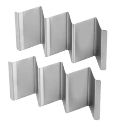 2 st. förvaringsställ för tacopannkaksställ i rostfritt stål för restaurang, hotell, hemkök, typ 2