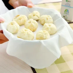 6 st köksbomullsångduk ångkokta bullar dumplings ångduk matlagningstillbehör