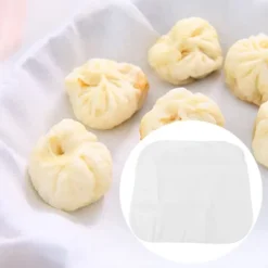 6 st köksbomullsångduk ångkokta bullar dumplings ångduk matlagningstillbehör