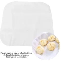 6 st köksbomullsångduk ångkokta bullar dumplings ångduk matlagningstillbehör