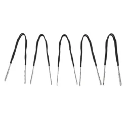 5 st Kökstång i rostfritt stål Non Stick Matlagning Grillning Mattång Anti-Slip Grip Mini Tång 15cm / 5.9in