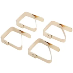 4 st. klämmor i rostfritt stål för bordsduksskydd, halkfria klämmor för bordsdukshållare, 5*4 cm