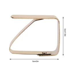 4 st. klämmor i rostfritt stål för bordsduksskydd, halkfria klämmor för bordsdukshållare, 5*4 cm