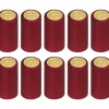 100 st krympsäkert vinflaskskydd, krympskydd för vinkällare och kök, röd 30 mm