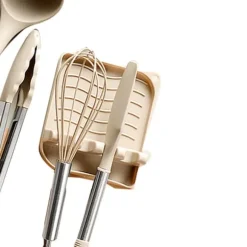 13 st Set Köksredskap Rostfritt stål Silikonsked Spatel Slev Köksredskap Set