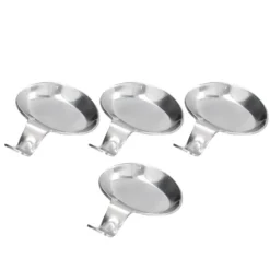 4 st skedhållare rostfritt stål 2 ändamål kompakt hållbar ätpinnar vilohållare för hemrestauranger