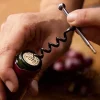 1 st Spiral utomhus multifunktion rödvinsflasköppnare med nyckelring mini kreativa köksredskap