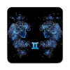 2 ST Stjärntecken Tvillingarna Underlägg