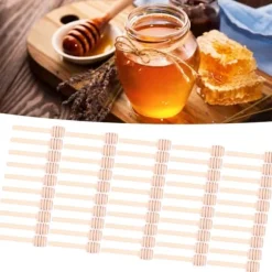 100 st trä honungsdoppar honungsrörpinnar för bröllopsfest kök restaurang 8 cm