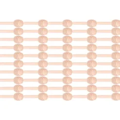 100 st trä honungsdoppar honungsrörpinnar för bröllopsfest kök restaurang 8 cm