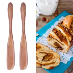 5 st träsmörkniv sylt ostspridare porslin för japansk stil för bröd ansiktsmask Mörk färgfärg