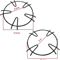 2 ST Universal Gasspishylla Gjutjärn Wokstöd Köksspisstöd