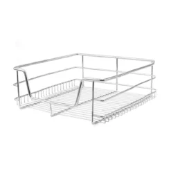 3 st Utdragbara Trådkorgar i Rostfritt Stål - 40 cm (B) med Mjuk Stängning För Skåp och Skafferier Kökslådor Förvaring 430 mm D x 297 mm B x 140 mm H | CDON